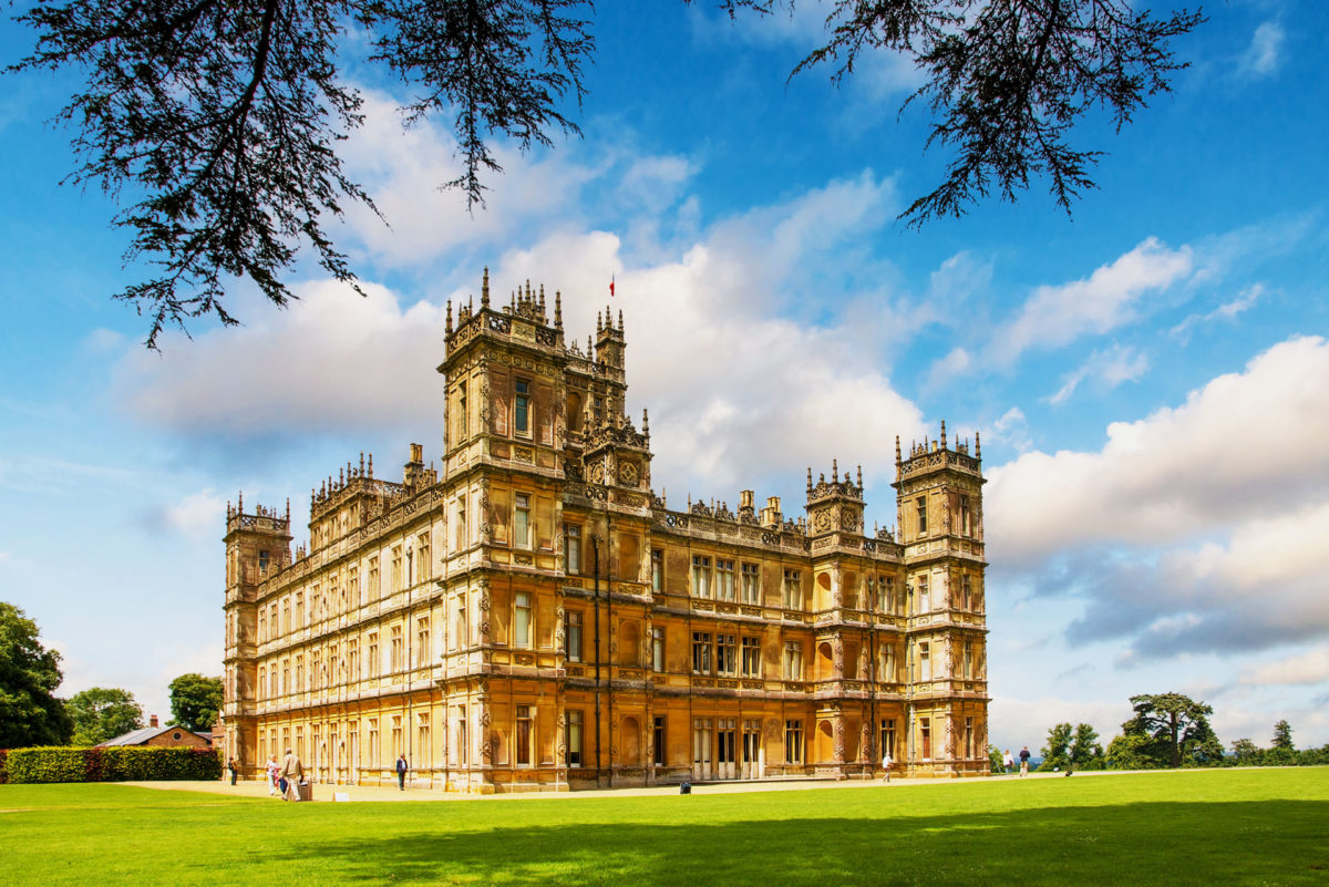 the estate at Downton Abbey