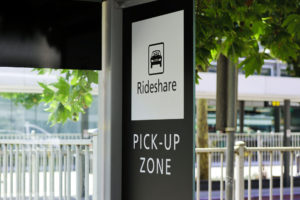 Location for rideshare pick-up