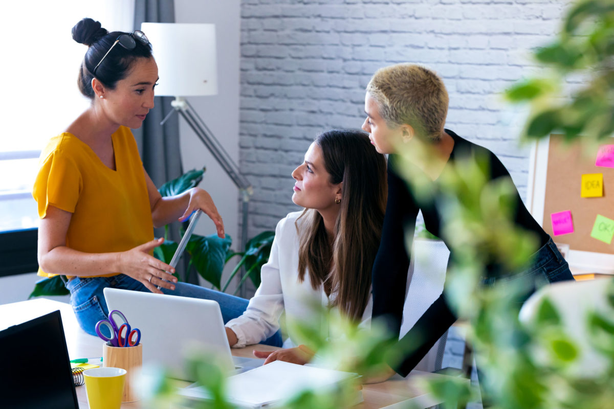 Women entrepreneur gather to discuss business matters