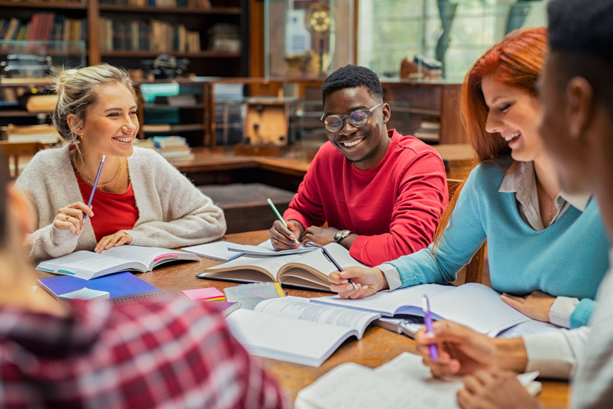 college students discussing estate planning