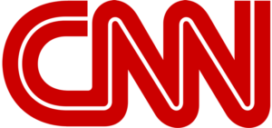 Logo for the CNN television news network.