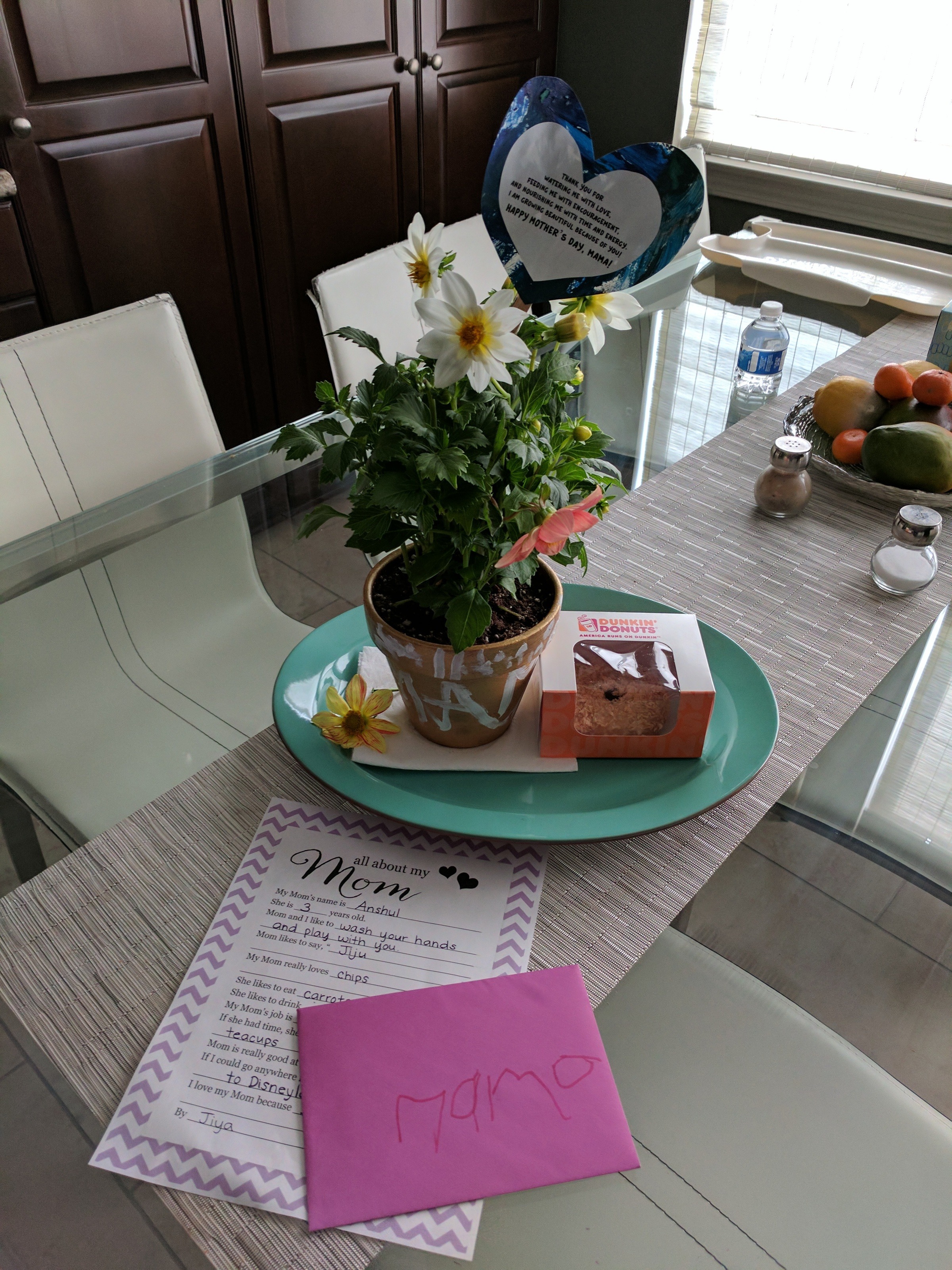 mothers day card and envelope