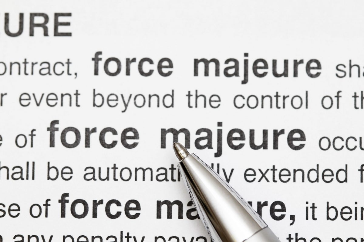 force majeur dictionary definition