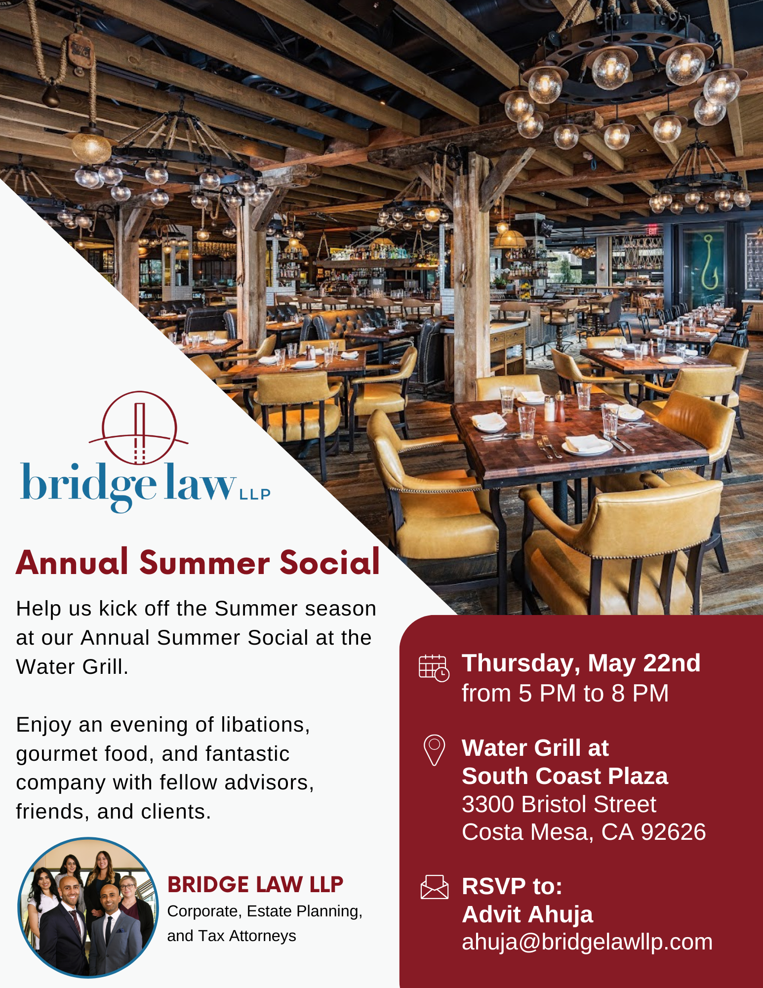 Annual Summer Social (By invitation only)